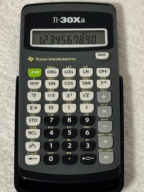 Texas Instruments TI-30Xa Scientific Calculator - Gray/Black